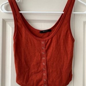 Forever21 Rust Colored Crop Top